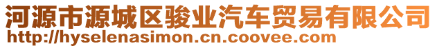 河源市源城區駿業汽車貿易有限公司