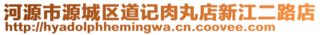 河源市源城區(qū)道記肉丸店新江二路店