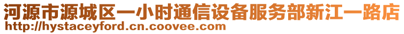 河源市源城區一小時通信設備服務部新江一路店