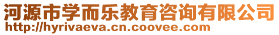河源市學而樂教育咨詢有限公司
