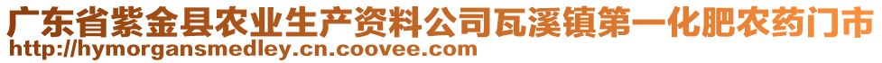 廣東省紫金縣農(nóng)業(yè)生產(chǎn)資料公司瓦溪鎮(zhèn)第一化肥農(nóng)藥門市