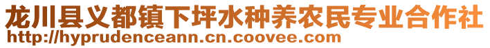 龍川縣義都鎮下坪水種養農民專業合作社