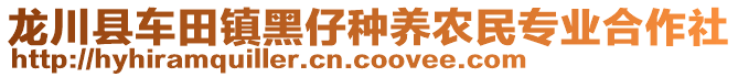 龍川縣車田鎮(zhèn)黑仔種養(yǎng)農(nóng)民專業(yè)合作社