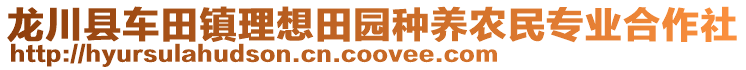 龍川縣車田鎮(zhèn)理想田園種養(yǎng)農(nóng)民專業(yè)合作社