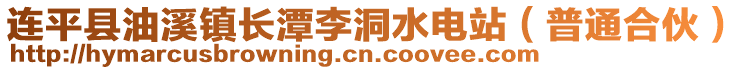 连平县油溪镇长潭李洞水电站（普通合伙）