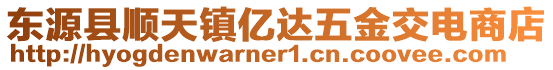 东源县顺天镇亿达五金交电商店