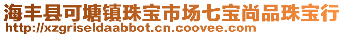 海丰县可塘镇珠宝市场七宝尚品珠宝行