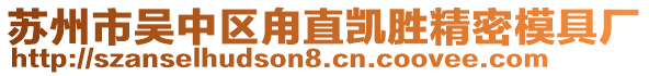 蘇州市吳中區甪直凱勝精密模具廠