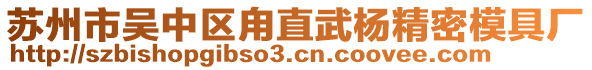 蘇州市吳中區(qū)甪直武楊精密模具廠