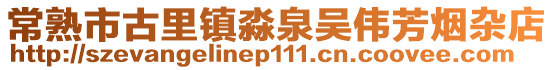 常熟市古里鎮(zhèn)淼泉吳偉芳煙雜店