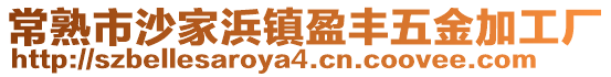 常熟市沙家浜鎮盈豐五金加工廠