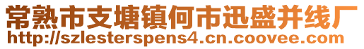 常熟市支塘鎮何市迅盛并線廠