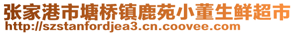 張家港市塘橋鎮鹿苑小董生鮮超市
