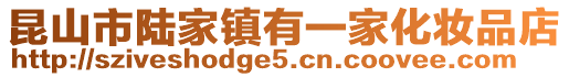 昆山市陸家鎮有一家化妝品店