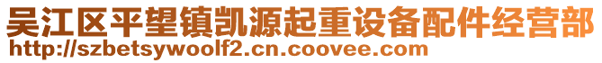 吳江區平望鎮凱源起重設備配件經營部
