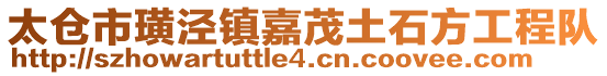 太倉市璜涇鎮(zhèn)嘉茂土石方工程隊