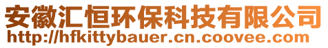 安徽汇恒环保科技有限公司