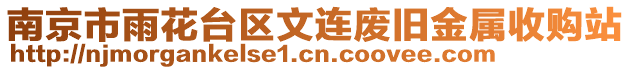 南京市雨花臺區(qū)文連廢舊金屬收購站