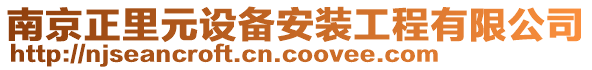 南京正里元設(shè)備安裝工程有限公司