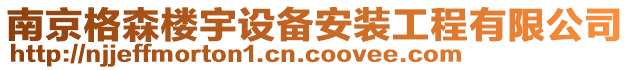 南京格森楼宇设备安装工程有限公司