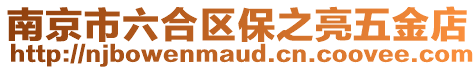 南京市六合區保之亮五金店