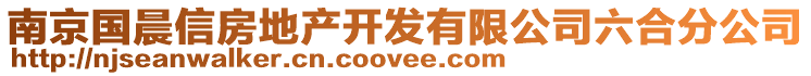 南京國(guó)晨信房地產(chǎn)開(kāi)發(fā)有限公司六合分公司