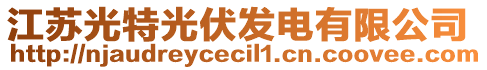江蘇光特光伏發電有限公司