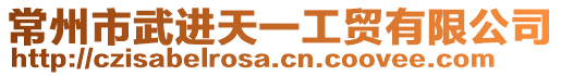 常州市武進天一工貿(mào)有限公司