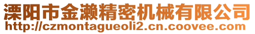 溧阳市金濑精密机械有限公司