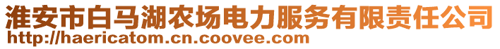 淮安市白馬湖農場電力服務有限責任公司