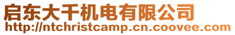 啟東大千機(jī)電有限公司