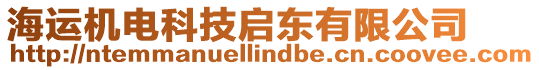 海運機電科技啟東有限公司