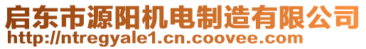 啟東市源陽(yáng)機(jī)電制造有限公司