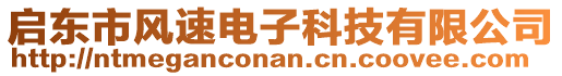 啟東市風(fēng)速電子科技有限公司