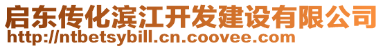 啟東傳化濱江開發(fā)建設(shè)有限公司