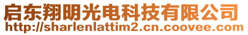 啟東翔明光電科技有限公司