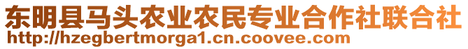 東明縣馬頭農業(yè)農民專業(yè)合作社聯(lián)合社