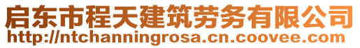 啟東市程天建筑勞務(wù)有限公司