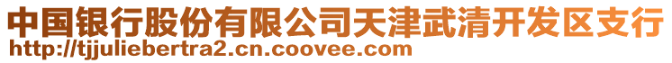 中國(guó)銀行股份有限公司天津武清開發(fā)區(qū)支行