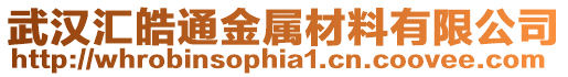 武漢匯皓通金屬材料有限公司