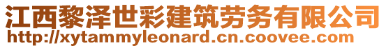 江西黎澤世彩建筑勞務(wù)有限公司