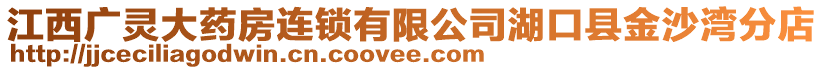 江西廣靈大藥房連鎖有限公司湖口縣金沙灣分店