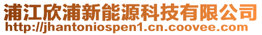 浦江欣浦新能源科技有限公司