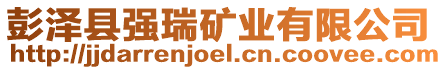 彭澤縣強(qiáng)瑞礦業(yè)有限公司