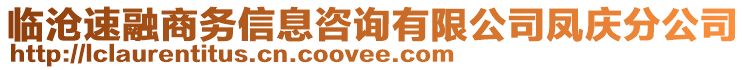 臨滄速融商務(wù)信息咨詢有限公司鳳慶分公司