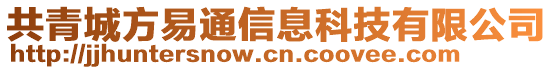 共青城方易通信息科技有限公司