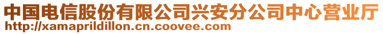 中國電信股份有限公司興安分公司中心營業(yè)廳