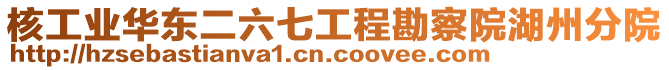 核工業(yè)華東二六七工程勘察院湖州分院