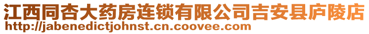 江西同杏大藥房連鎖有限公司吉安縣廬陵店