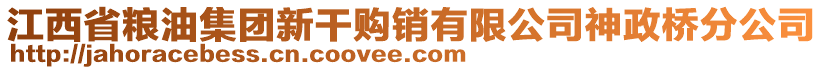 江西省糧油集團(tuán)新干購銷有限公司神政橋分公司